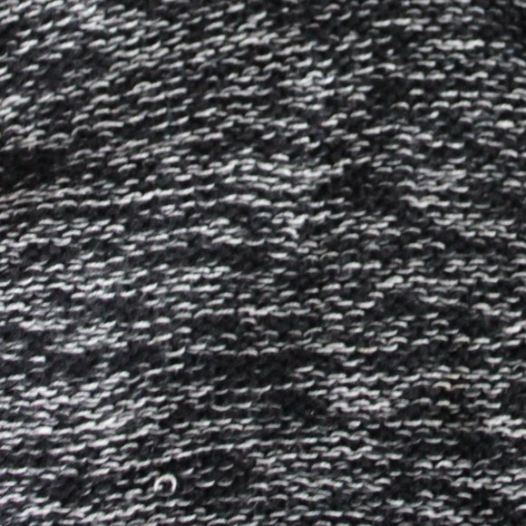 American Eagle Black Marled Foldover Knit Zip Up Sweater - Picture 7 of 7